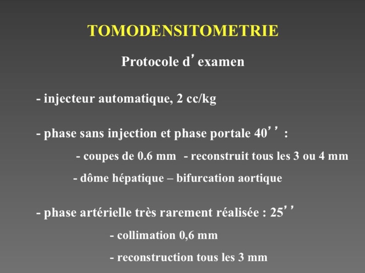 protocole CT abdo